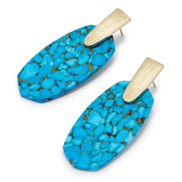 Kendra Scott Jewelry - Kendra Scott Aragon’s in Bronze Veined Turquoise!